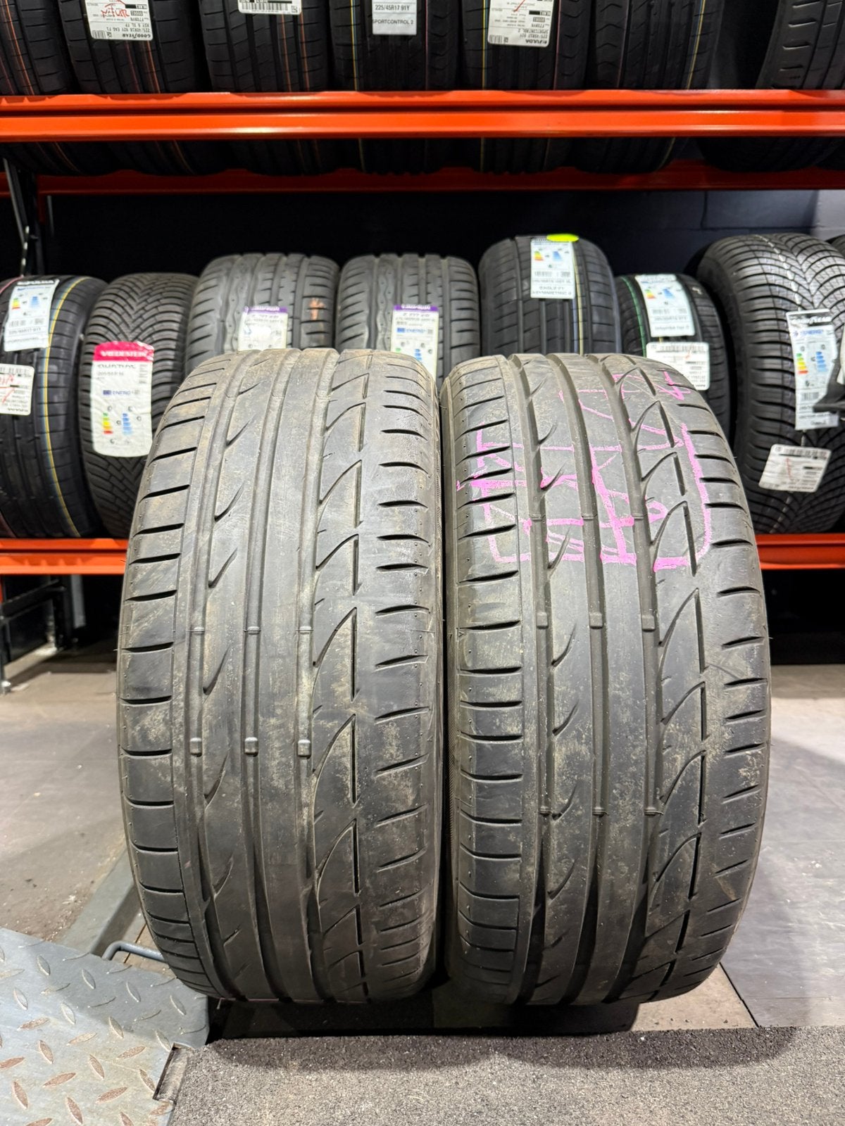 2x Bridgestone Potenza 225/40R18 zomerbanden, Auto-onderdelen, Banden en Velgen, 18 inch, Gebruikt, Zandzuigerstraat 36, Qbanden@gmail.com