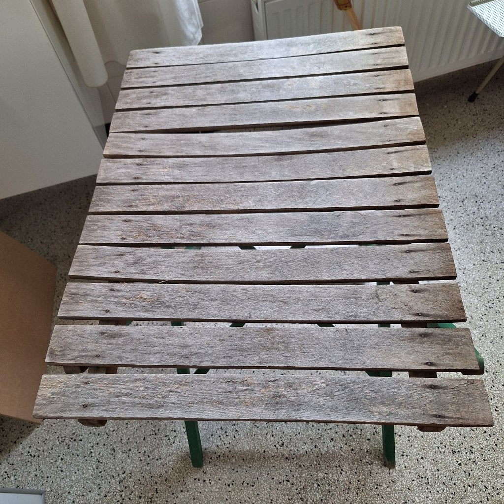 Vintage kampeertafel, Caravans en Kamperen, Ophalen, Gebruikt, Campingtafel