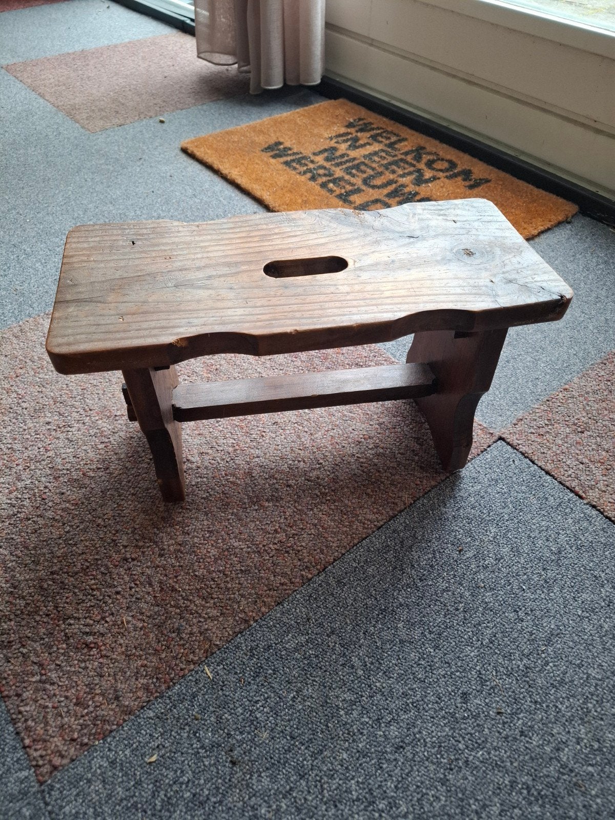 krukje, plantentafeltje,, Huis en Inrichting, Krukjes, Ophalen of Verzenden, Gebruikt, Hout