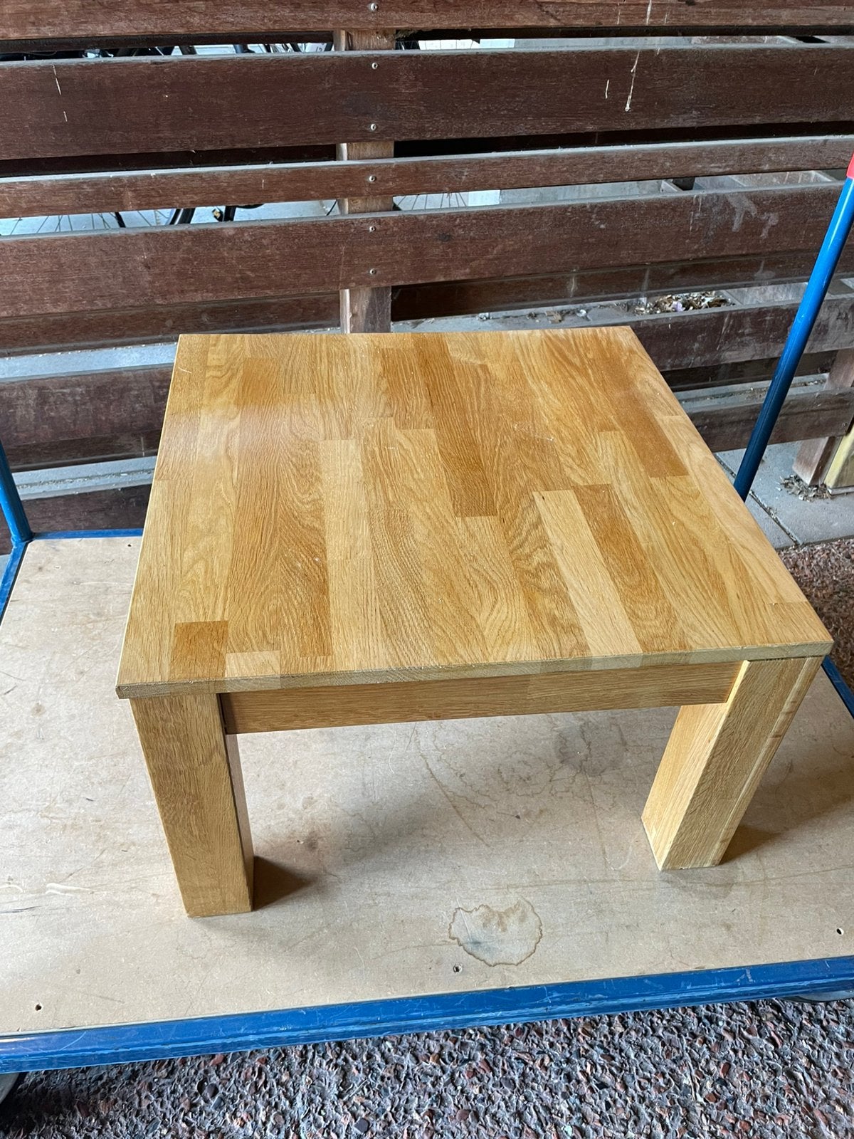 Vierkant grenen tafel, Ophalen, Zo goed als nieuw, Vierkant, 50 tot 100 cm