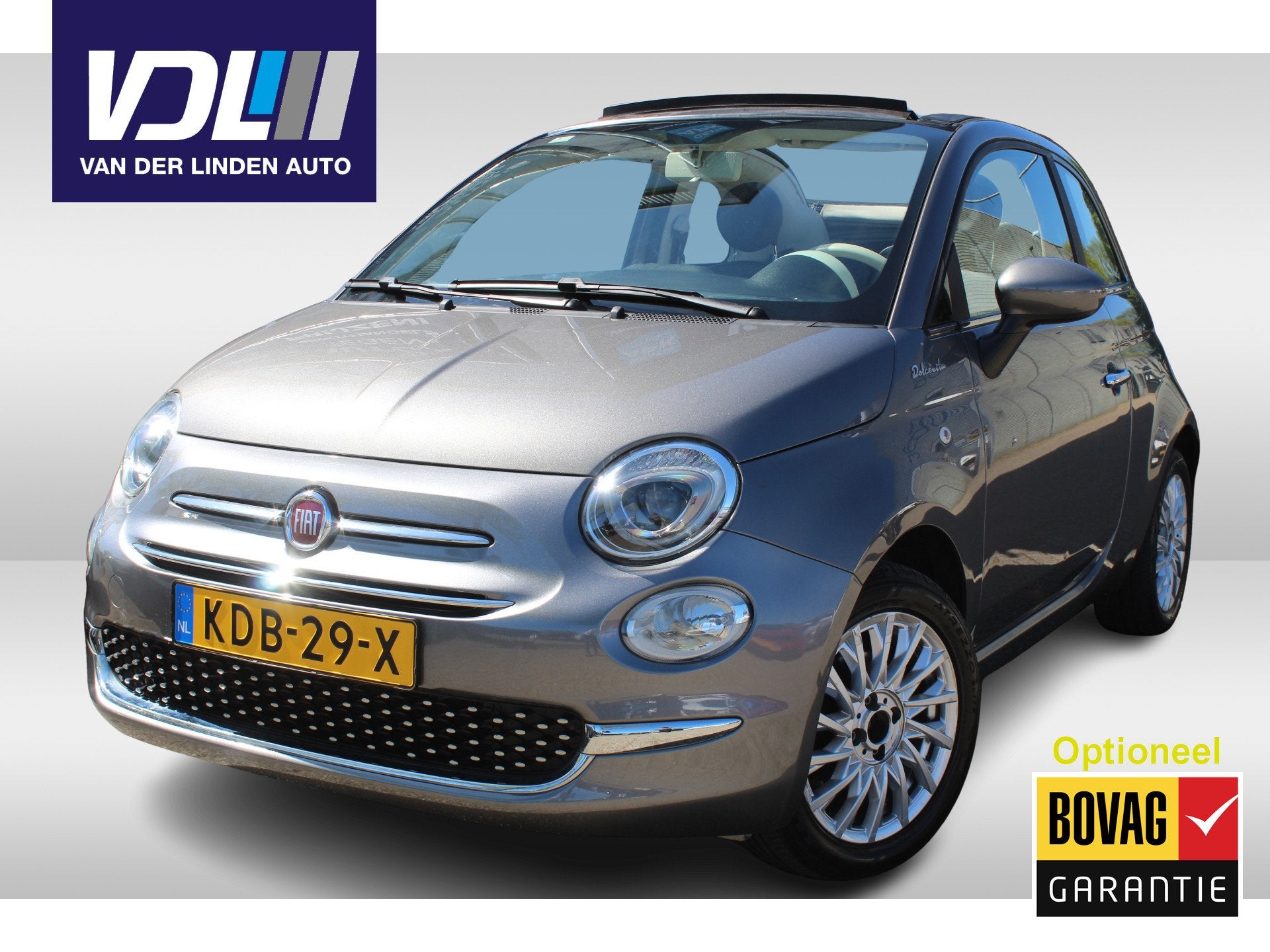 Fiat 500 Cabrio 1.0 Hybrid Dolcevita Apple carplay/ Android, 12 maanden, Gebruikt, Euro 6, 4 stoelen