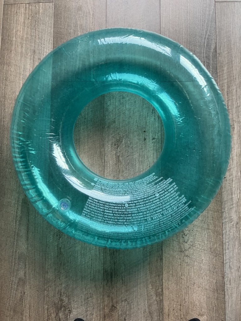 Blauwe opblaasband: 65 x 65 cm, Ophalen of Verzenden, Zo goed als nieuw