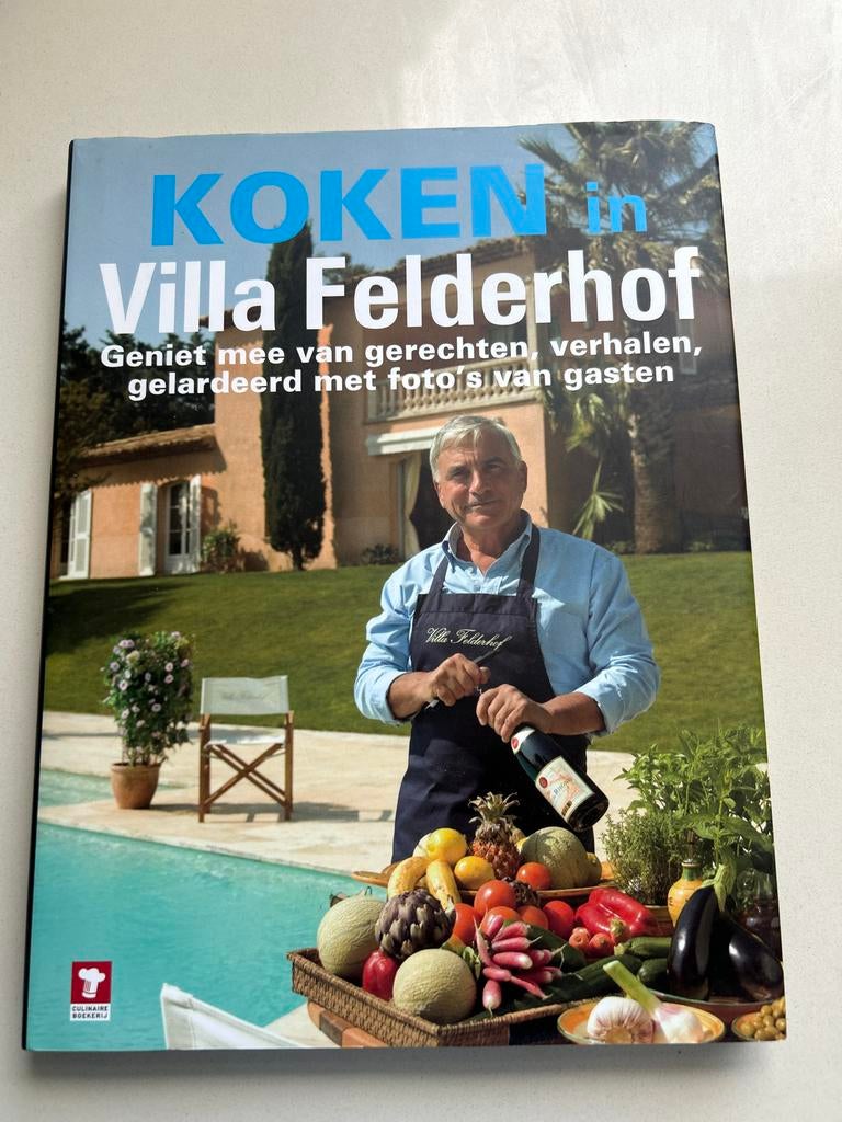 Koken in Villa Velderhof - Provençaalse recepten en verhalen, Vegetarisch, Voorgerechten en Soepen, Ophalen of Verzenden, Zo goed als nieuw