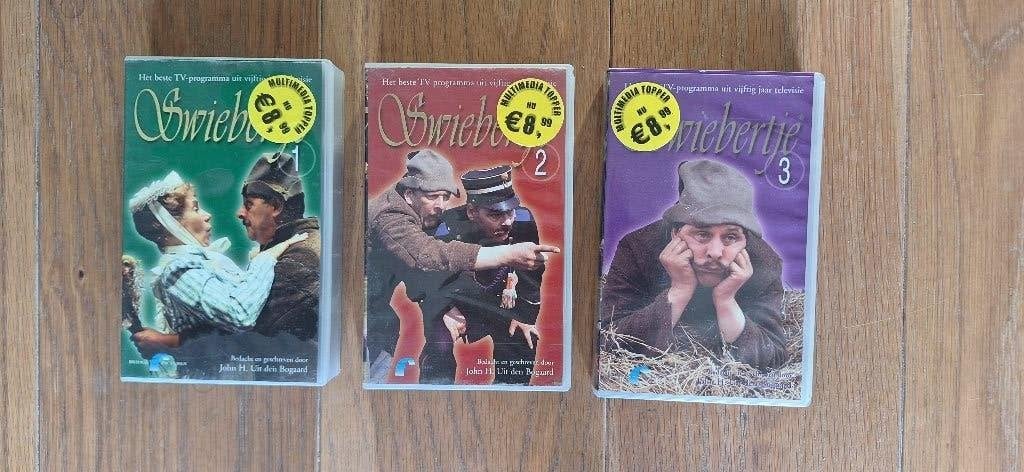Swiebertje Videobanden (3), Alle leeftijden, Ophalen of Verzenden, Gebruikt, Overige genres