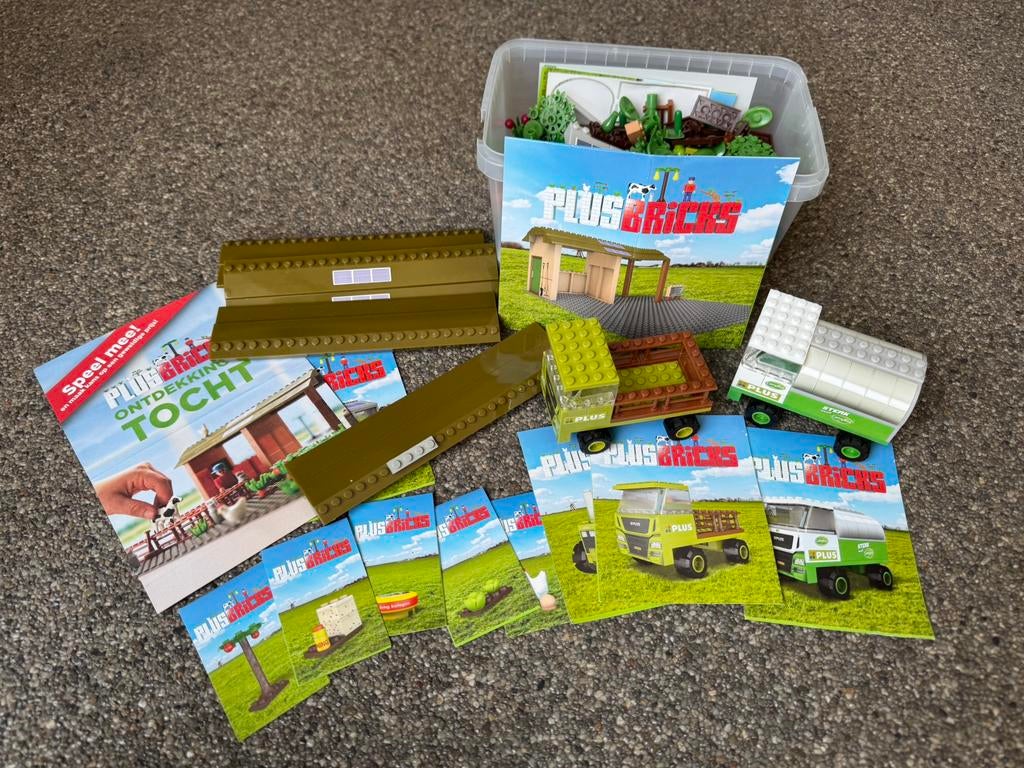 Plus Bricks, Bouwstenen - moestuin met kas, Plus, Ophalen of Verzenden