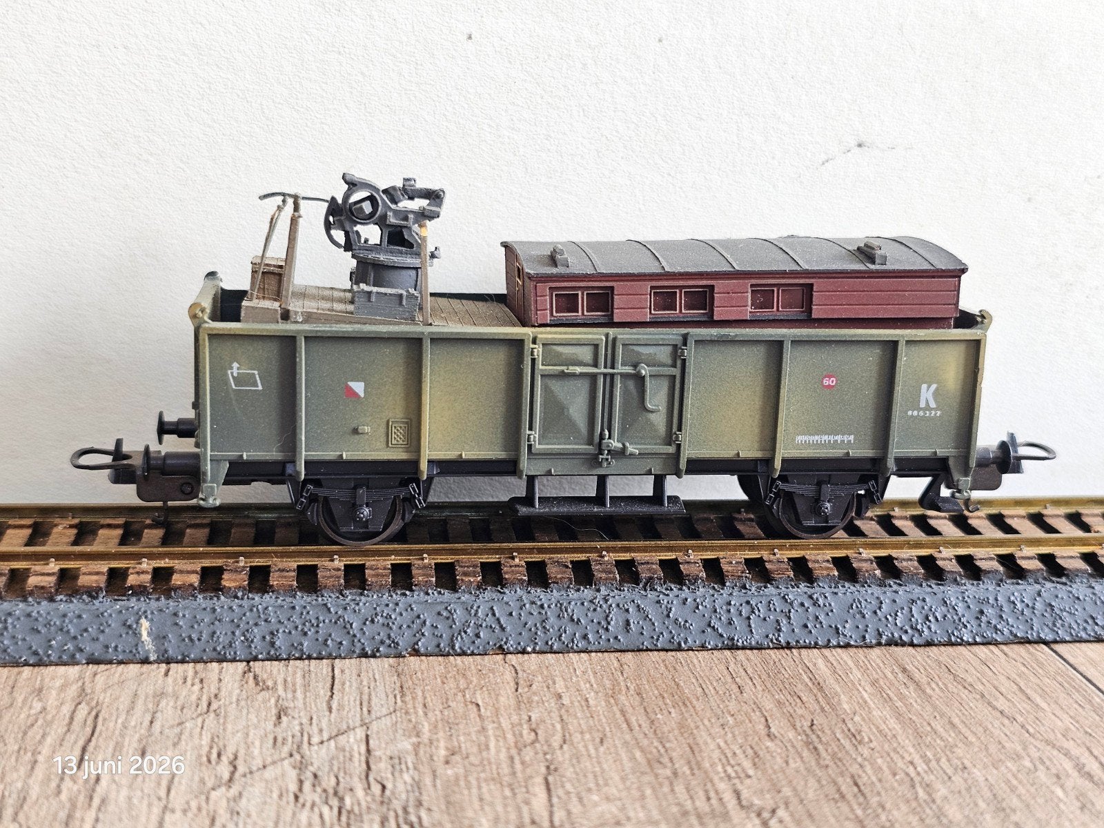 Lima HO wagon 2e Wereldoorlog Duits - Mist loop, Ophalen of Verzenden