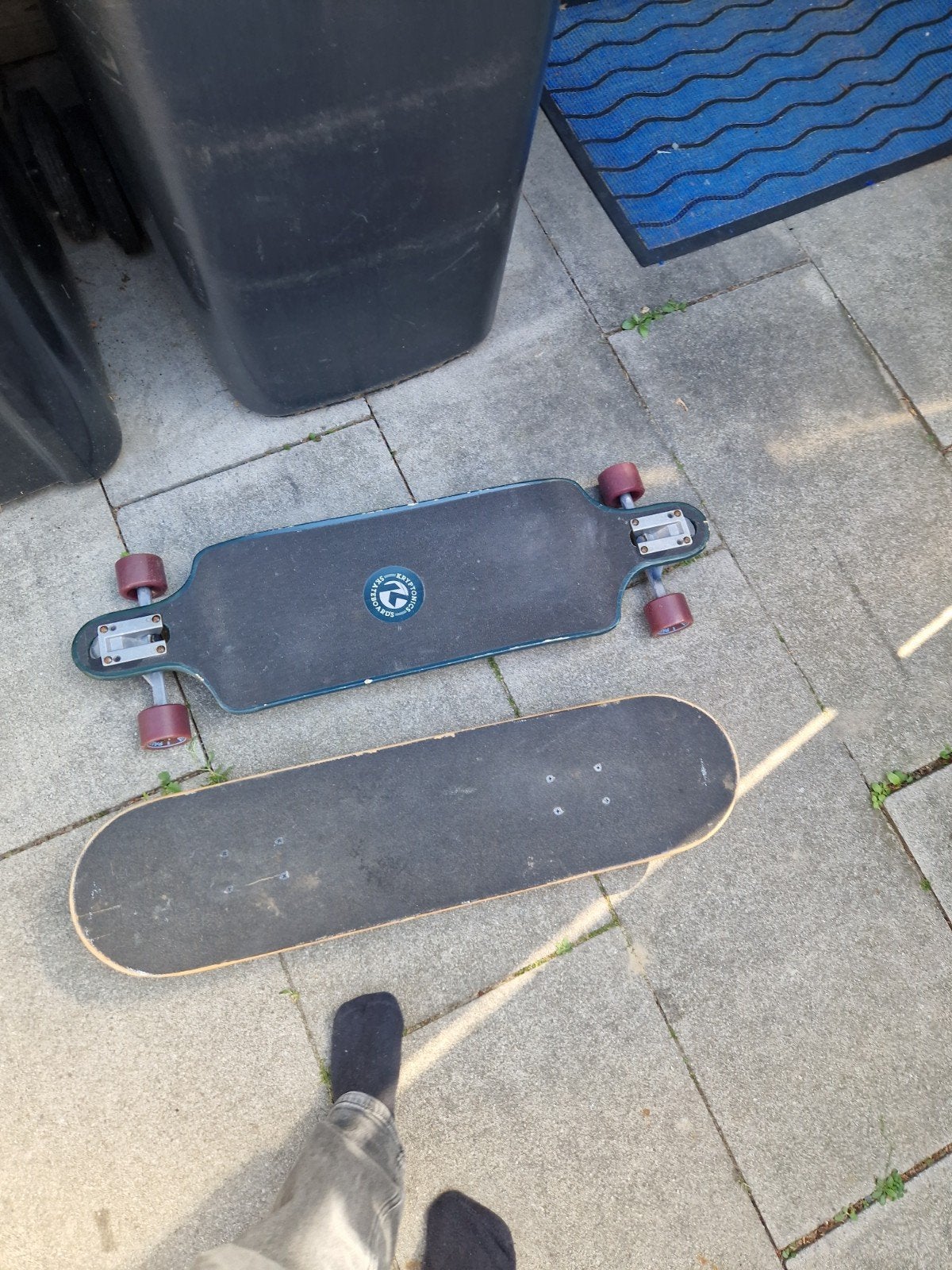 Skateboard en Longboard Set - Gebruikt, Ophalen of Verzenden, Gebruikt, Skateboard, Longboard
