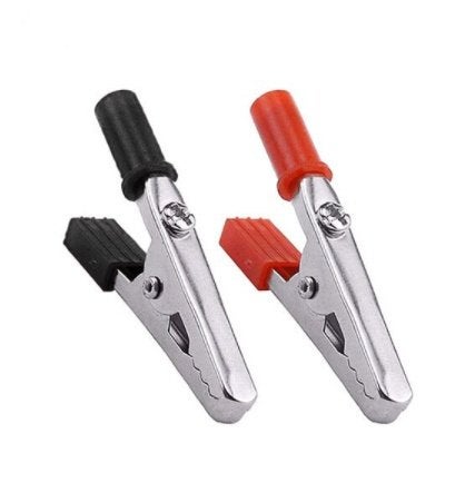 2 Stuks Geïsoleerde Krokodil Kabel Klem Clip Opladen - 50 mm, Ophalen of Verzenden, Nieuw