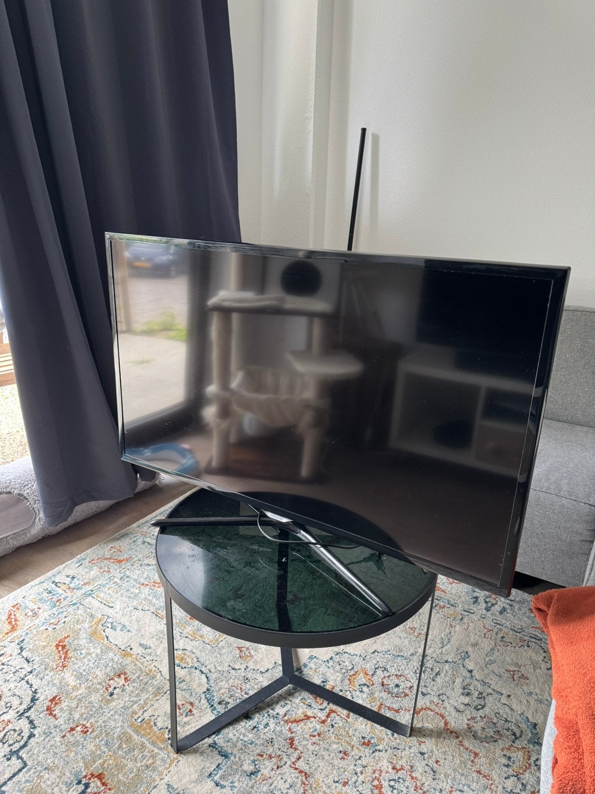 TV Samsung - 40 inch + gratis wit tv meubel, Ophalen, Samsung, 100 cm of meer, Smart TV