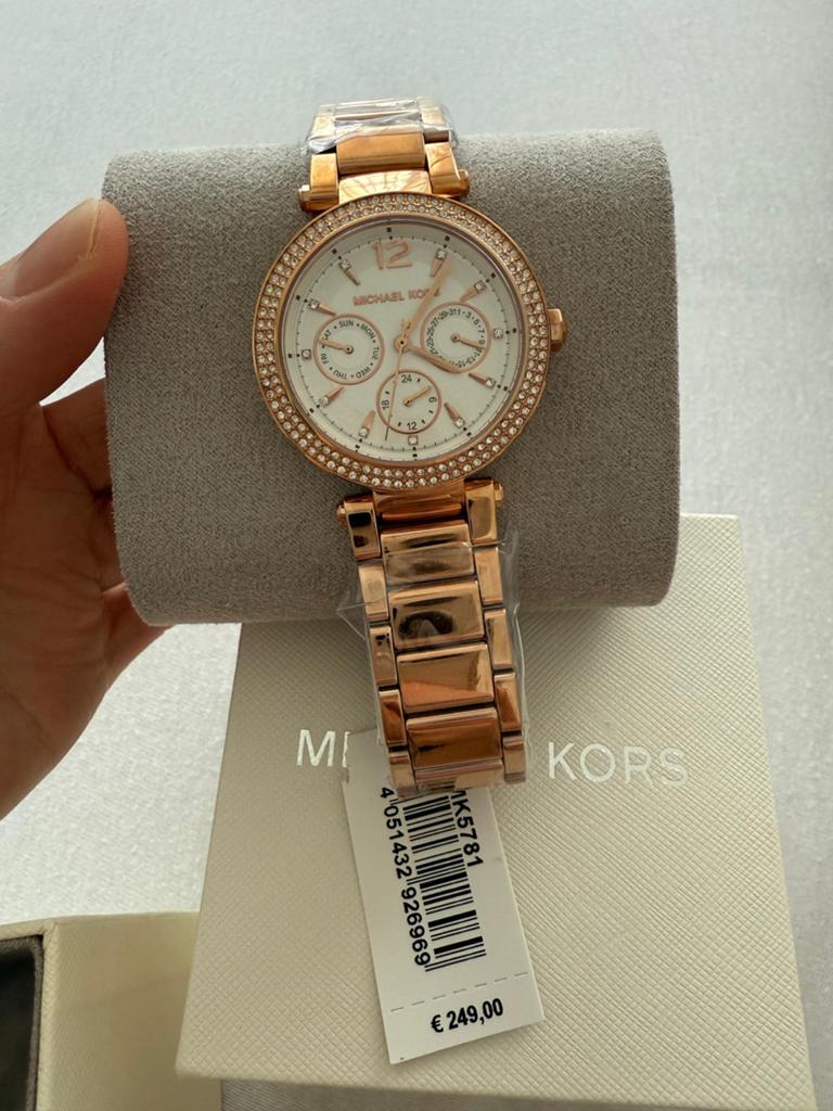 Micheal kors horloge, Ophalen of Verzenden, Nieuw, Staal, Overige merken