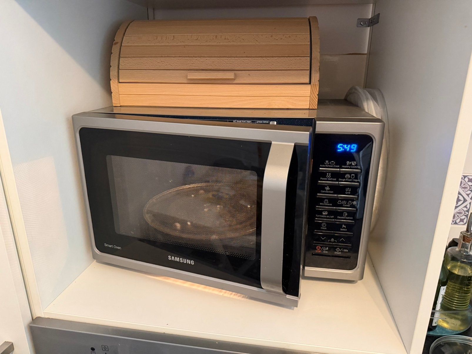 SAMSUNG MC28H5015AS/EN Combi Magnetrone, Ophalen, Zo goed als nieuw