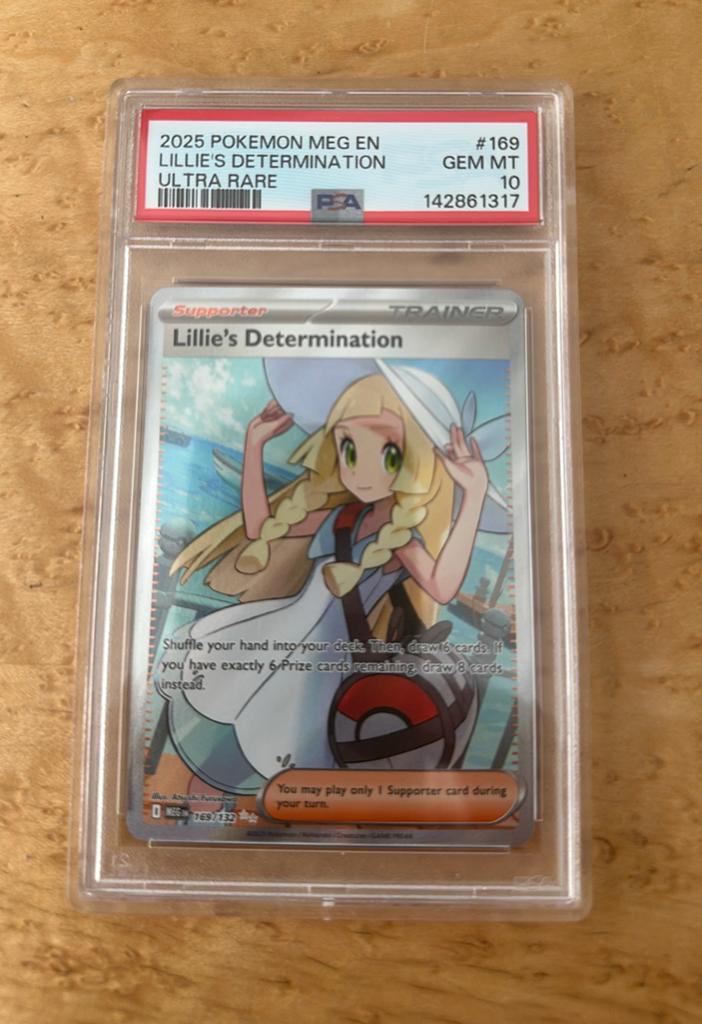 Lillie’s determination 169 PSA 10, Ophalen of Verzenden, Zo goed als nieuw