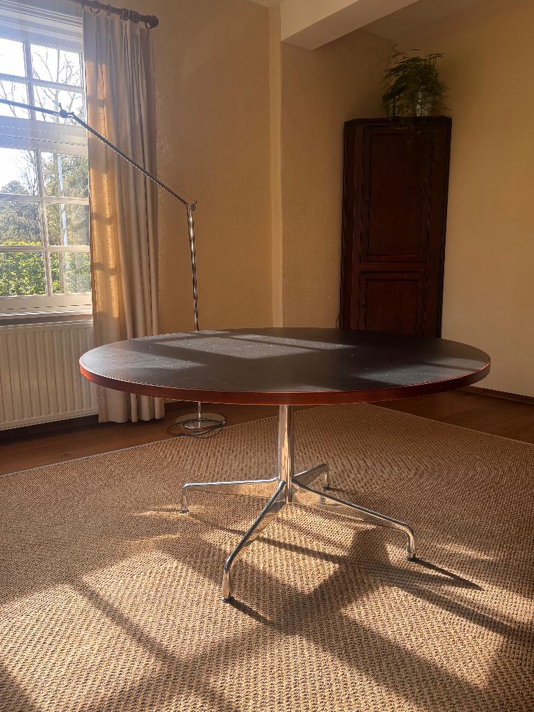 Eames Seg. Tafel 140x70cm OrigOnderstel + Maatwerk Blad, Ophalen, Gebruikt, Overige houtsoorten, 100 tot 150 cm