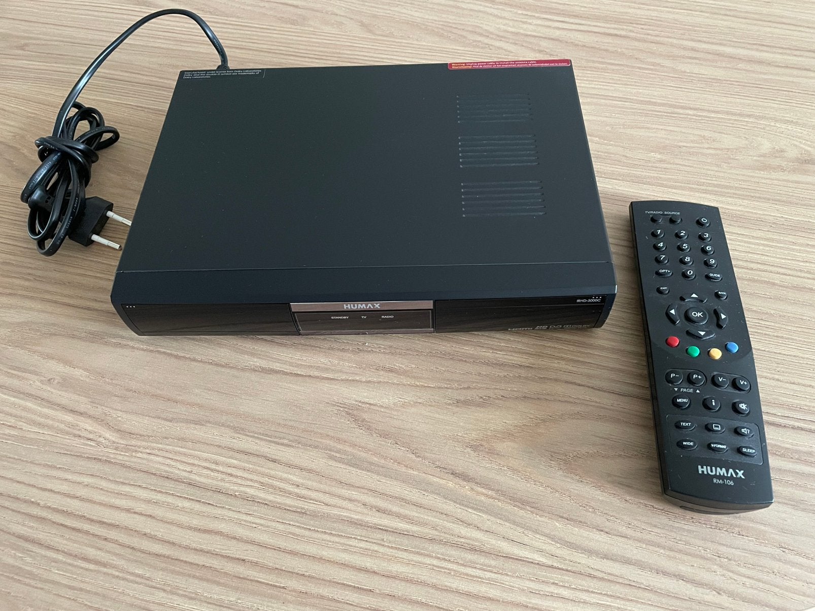 Humax digitale kabel ontvanger., Ophalen of Verzenden, Zo goed als nieuw, Decoder