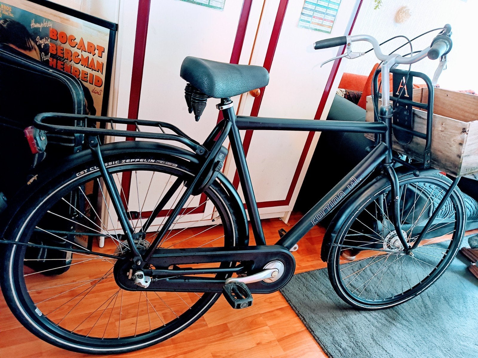 CORTINA HERENFIETS 28 INCH 61CM STATIONS FIETS, Fietsen en Brommers, Fietsen | Heren | Herenfietsen, Ophalen, Gebruikt, Overige merken