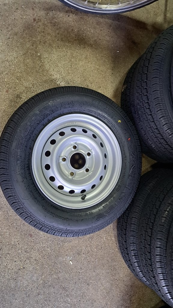 165R13C aanhangerwielen 5x112 et 30 prijs 90,- euro stuk., Auto diversen, Ophalen, Nieuw