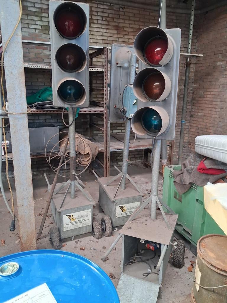 Stoplicht voor mancave  of decoratie, Ophalen of Verzenden, Gebruikt, Overige typen, Minder dan 2 meter