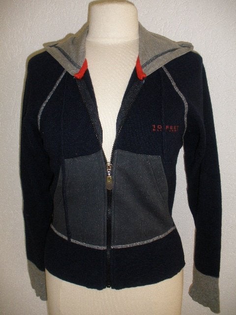 10 FEET vest blauw grijs wol maat XS, Blauw, 10 Feet, Ophalen of Verzenden, Zo goed als nieuw