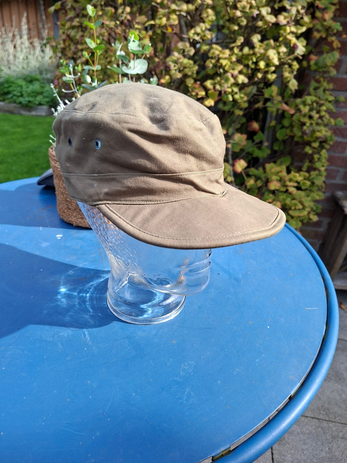 Veldpet vechtpet pet Hassing KL1977 maat 58, Verzamelen, Verzenden, Landmacht, Helm of Baret