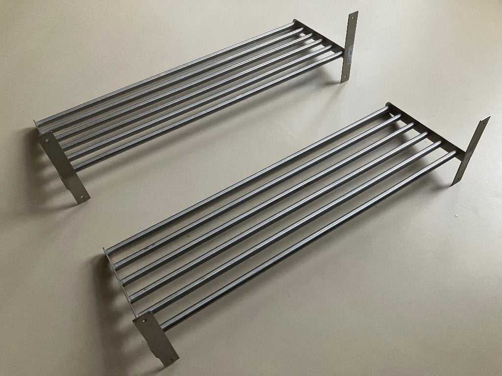 IKEA Grundtal 20324 RVS Rekken (2 stuks), Huis en Inrichting, Ophalen, Zo goed als nieuw, Zilver, Metaal