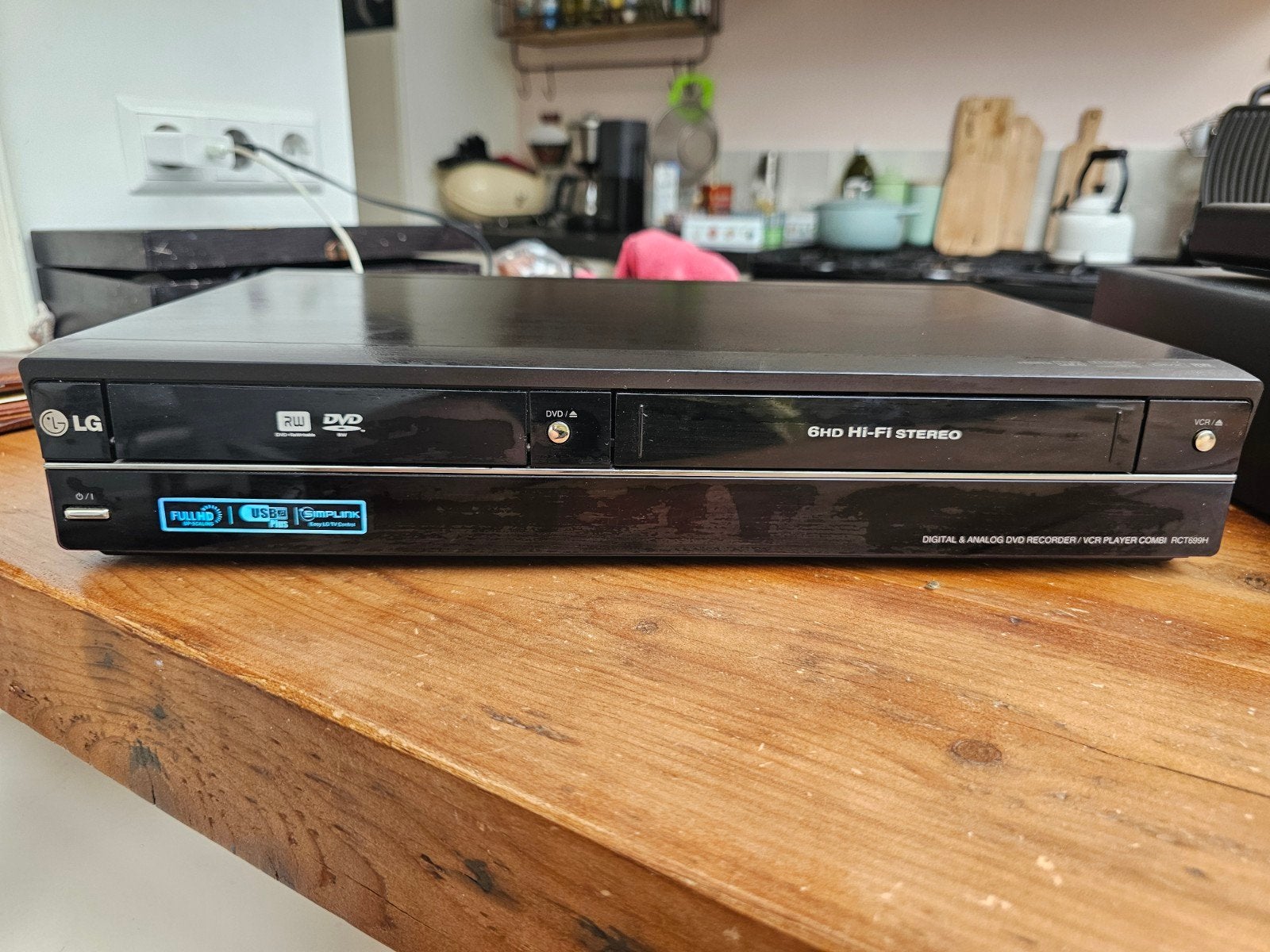 LG Digitale & Analoge DVD Recorder/VCR Speler Combo rct699h, Ophalen of Verzenden, Gebruikt, Dvd-recorder, LG