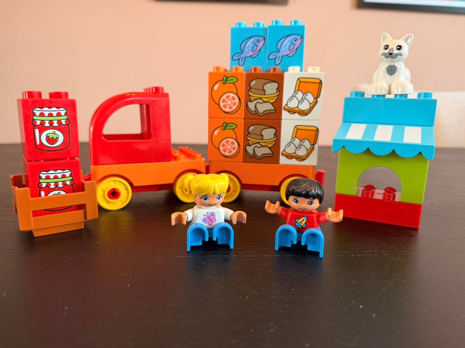 Duplo mijn eerste vrachtwagen (10818), Ophalen of Verzenden, Zo goed als nieuw, Duplo, Complete set