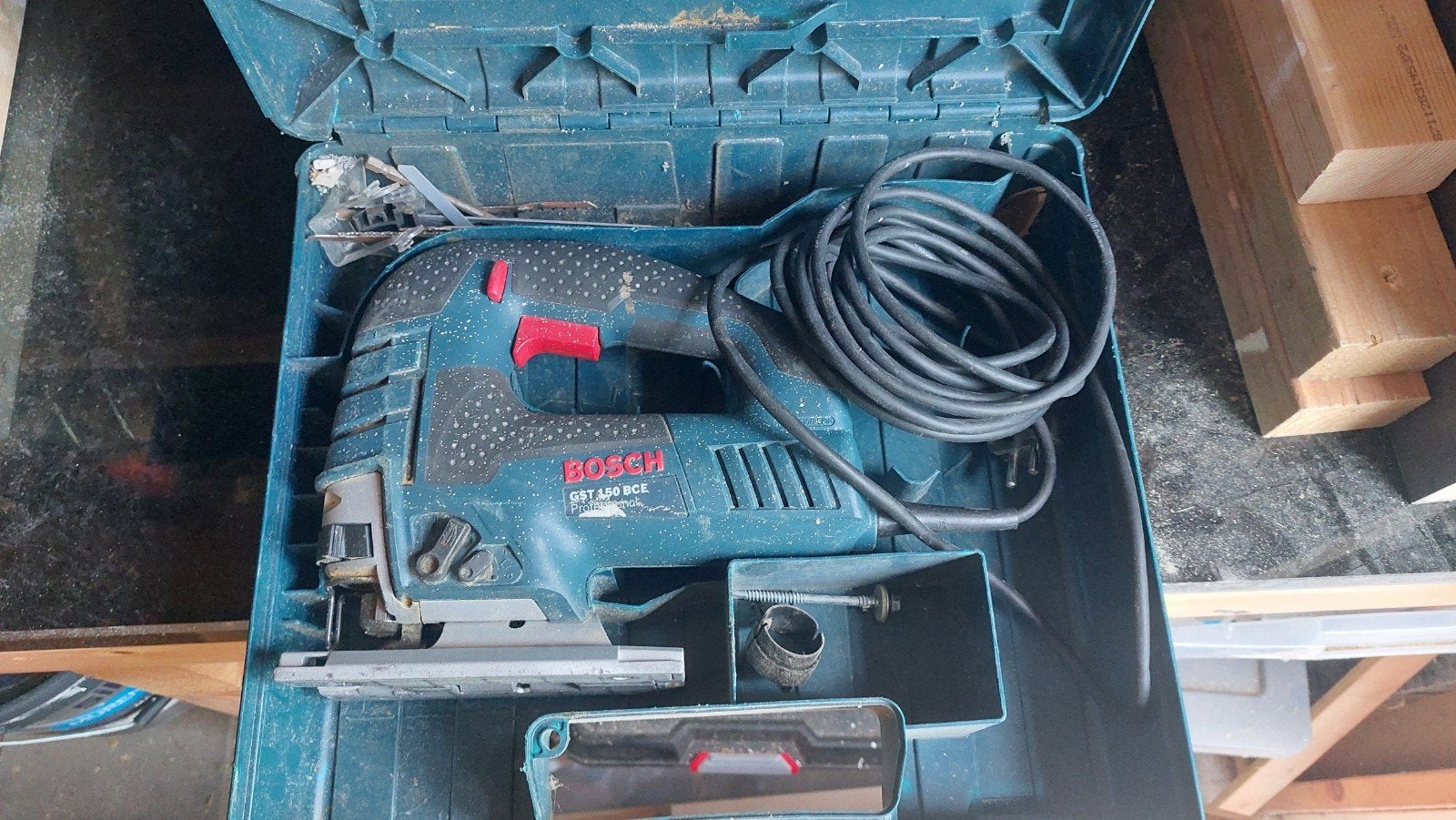Bosch GST 650 BCE Decoupeerzaag in koffer, Ophalen of Verzenden, Gebruikt, Decoupeerzaag, Bosch
