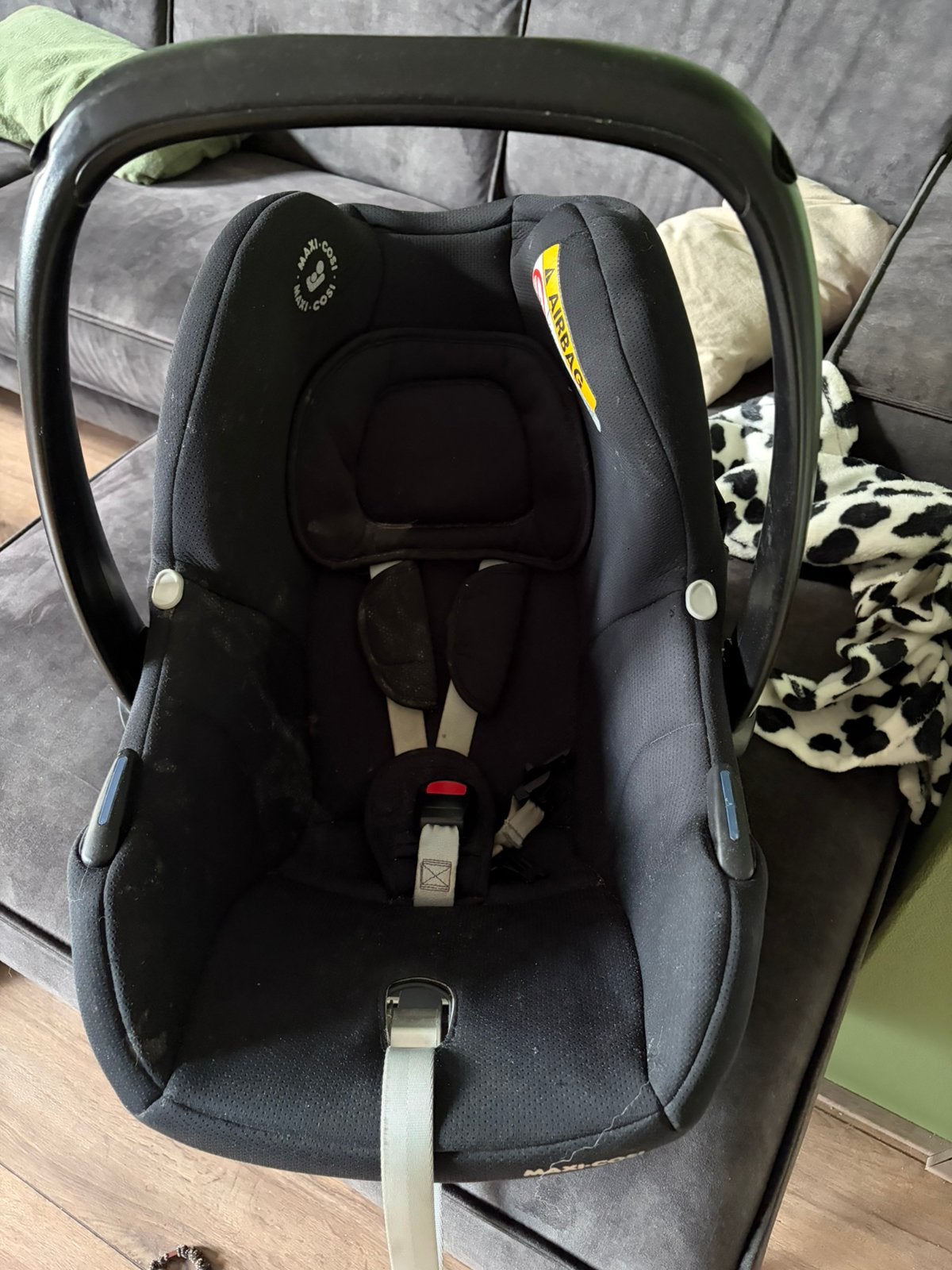 Maxi Cosi, Kinderen en Baby's, Ophalen, Autogordel, Zo goed als nieuw, 0 t/m 13 kg