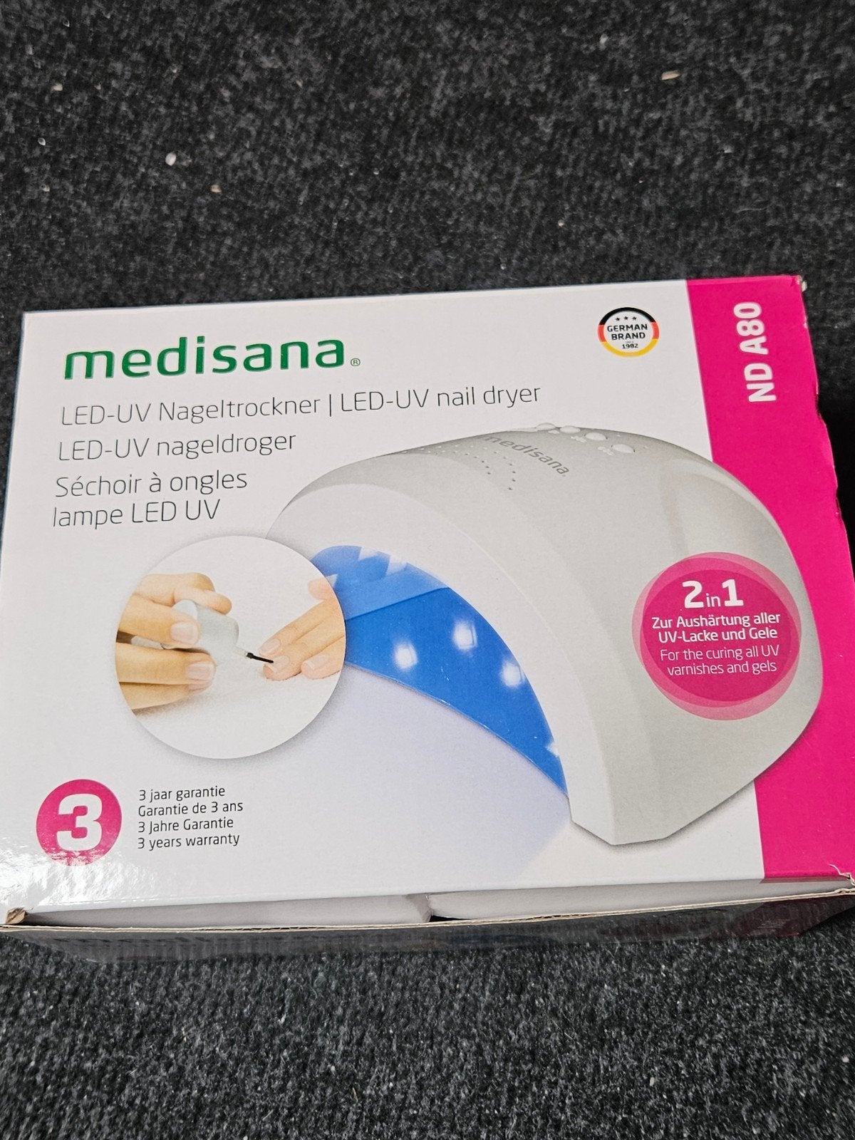Medisana LED-UV Nageldroger - Nieuw in doos, Ophalen of Verzenden