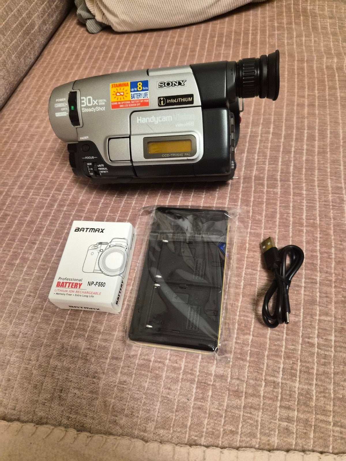 Sony Handycam Vision Video Hi8 CCD-TRV64E PAL Camcorder, Gebruikt, 20x of meer, Overige soorten, Ophalen of Verzenden
