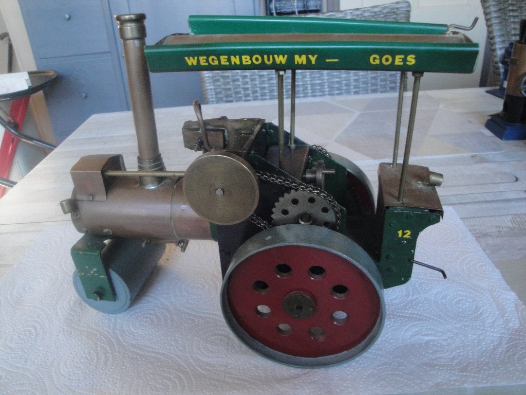 Stoommachine Wals WEGENBOUW mij GOES., Ophalen of Verzenden, Gebruikt, Groter dan 1:32