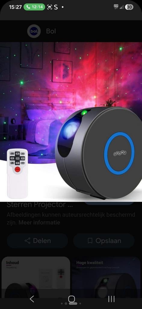 Sterrenhemel Projector met Afstandsbediening, Ophalen, Nieuw, Modern, Sfeervol