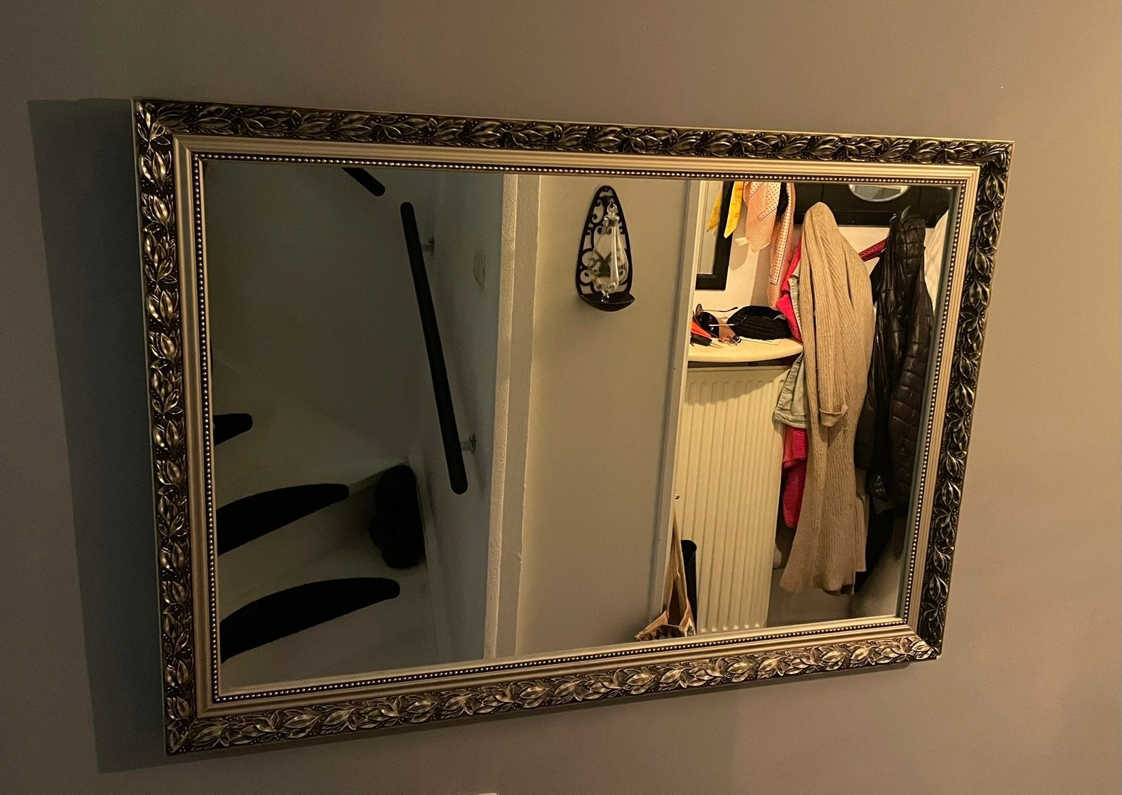 Mooie grote spiegel, Huis en Inrichting, Ophalen of Verzenden, Zo goed als nieuw, Minder dan 100 cm, Rechthoekig