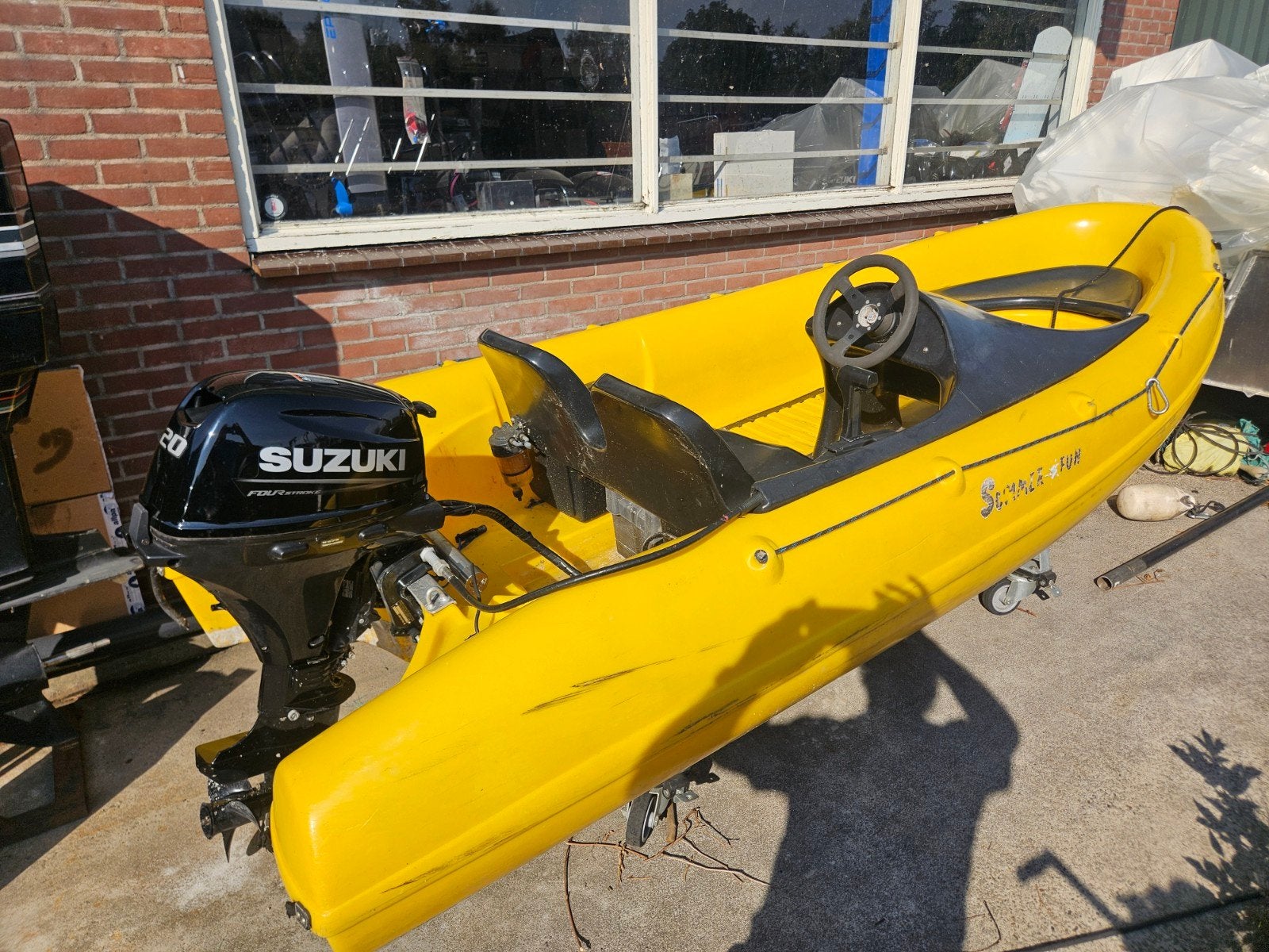 Summerfun 360 met Suzuki 20pk buitenboordmotor b.j 2022, Overige merken, Kunststof, Gebruikt, Onbekend@voorbeeld.com