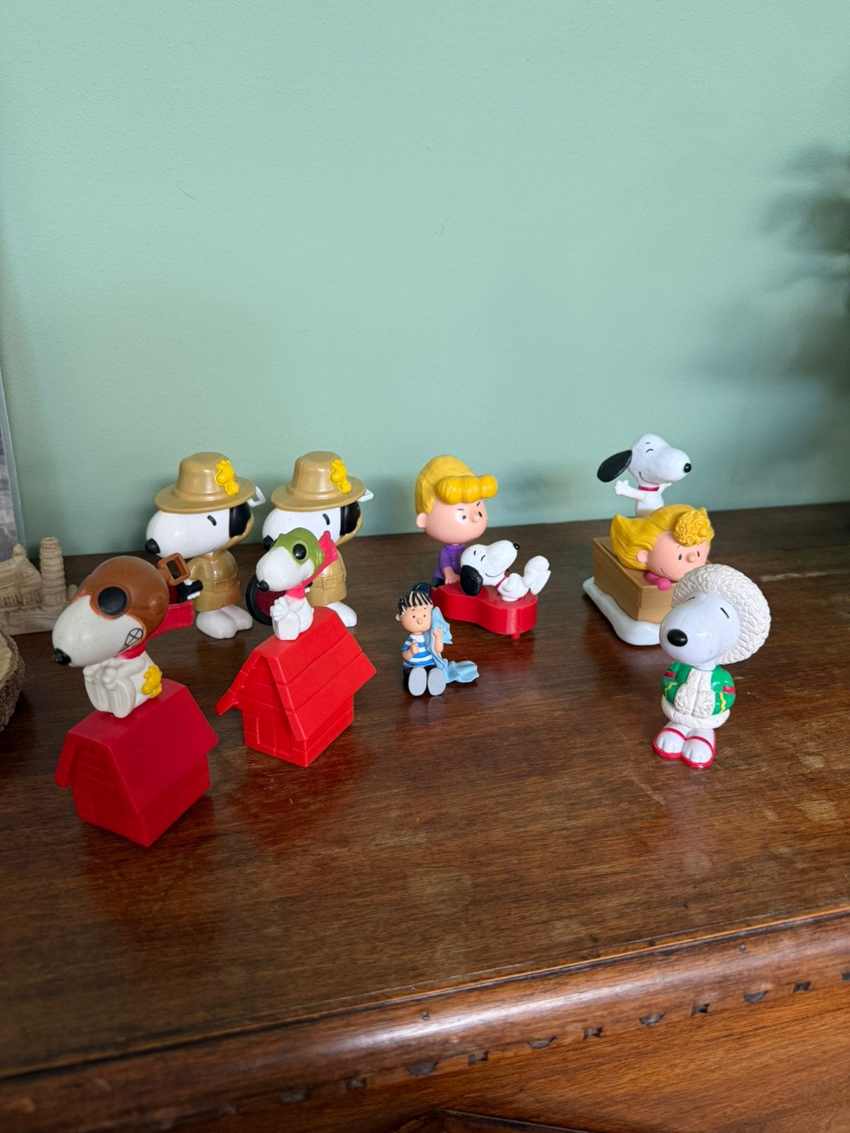 Snoopy peanuts collectie 8 items, Ophalen of Verzenden, Overige figuren, Zo goed als nieuw, Beeldje of Figuurtje