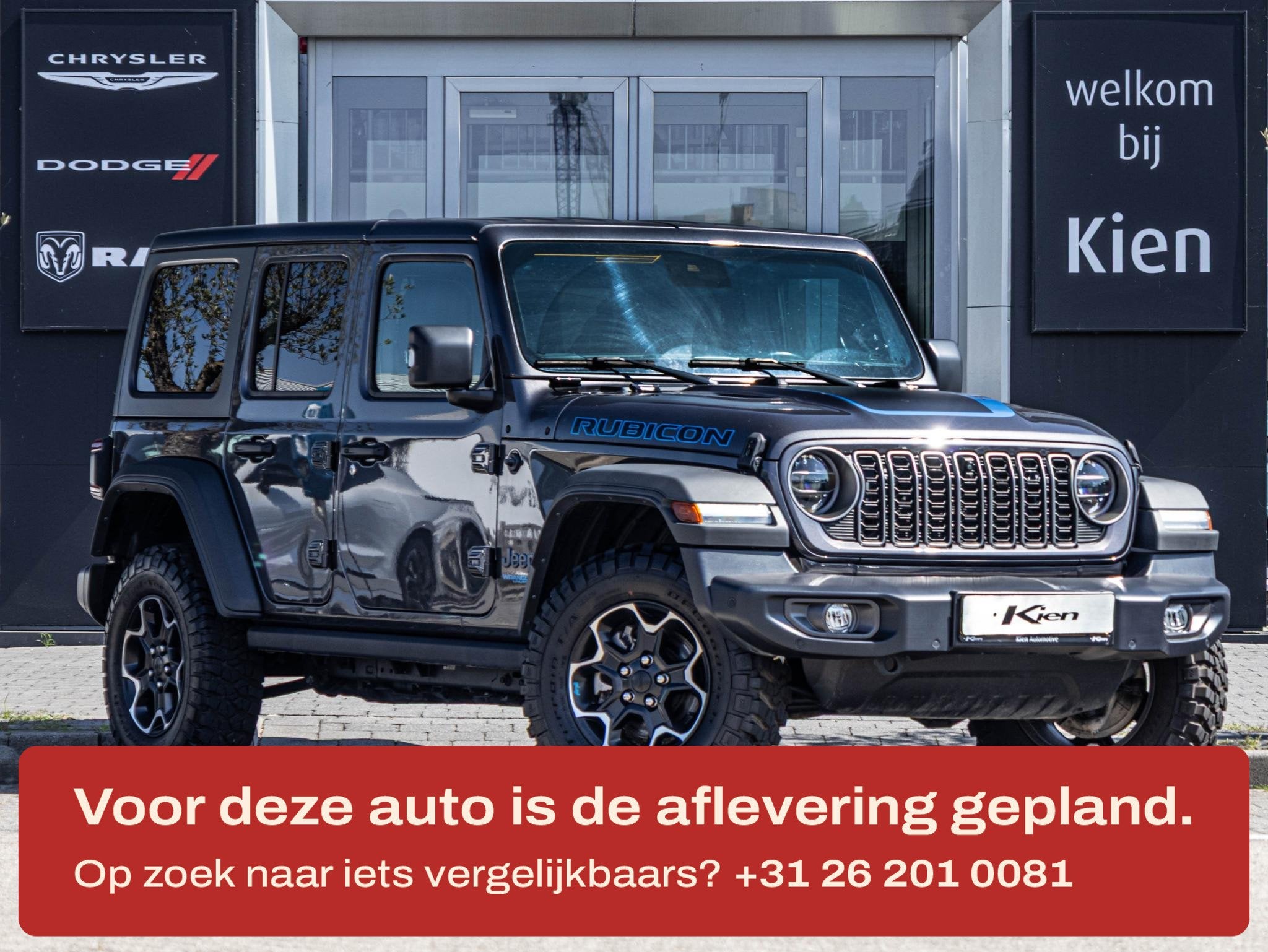Jeep Wrangler Unlimited 4xe 380 Rubicon | Grille MJ 2025 | A, Auto's, Automaat, Stof, 4 cilinders, Cabriolet