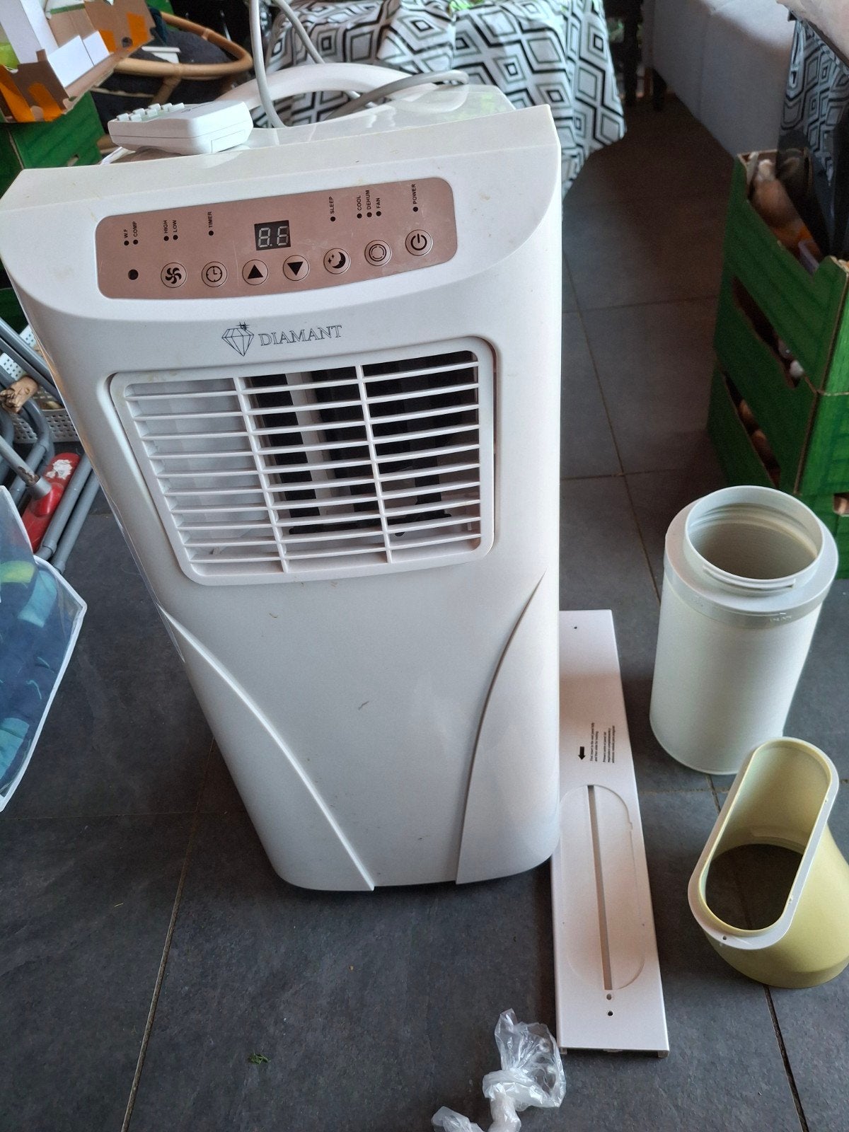 Airco Diamant portable,  9000B R290 DM, Witgoed en Apparatuur, Airco's, Ophalen, Zo goed als nieuw, Mobiele airco, 3 snelheden of meer