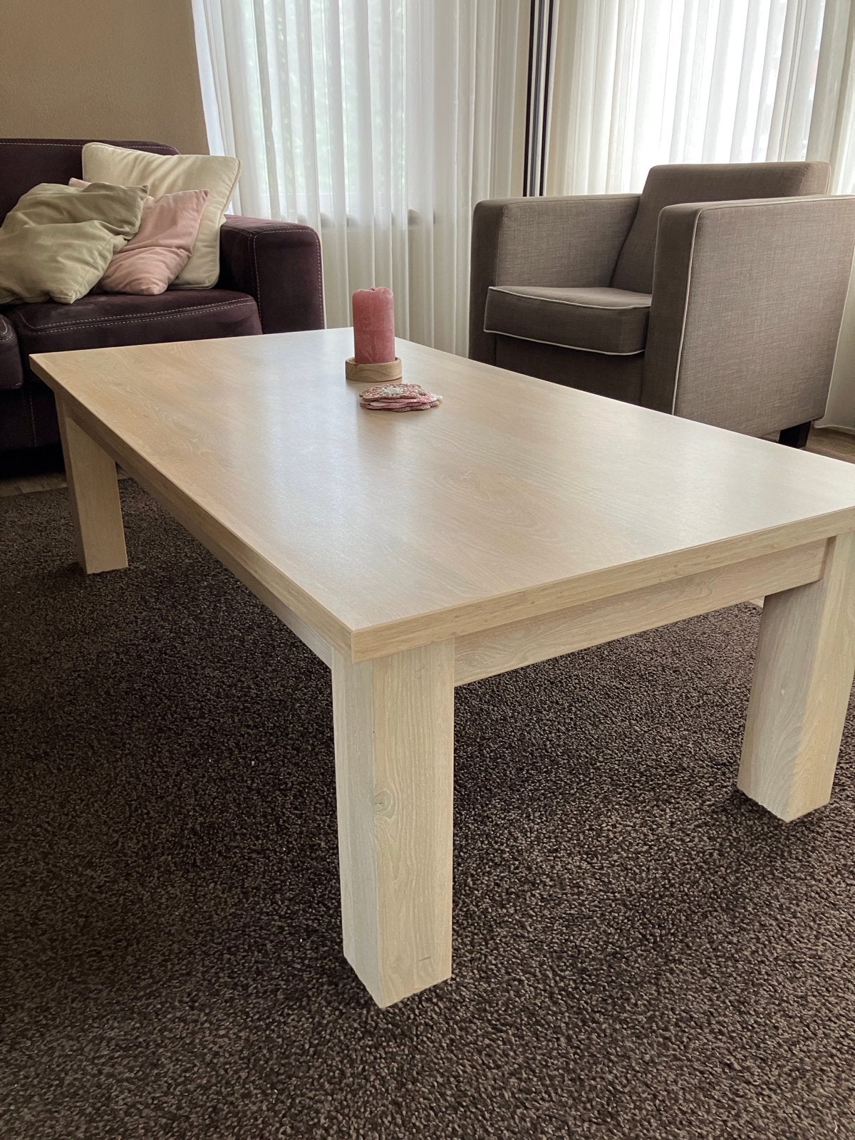 Meubelset: Salontafel, tv-kast, dressoir, spiegel, eettafel, Ophalen
