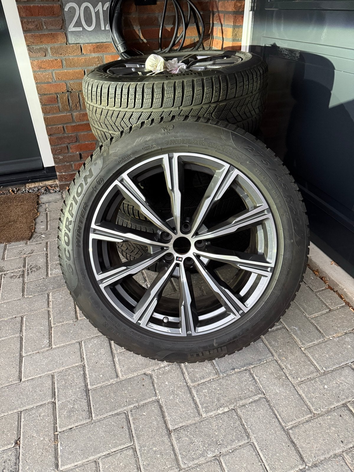 Originele BMW winterset met Pirelli Scorpion 275/45 R20, Ophalen, Gebruikt, 275 mm, Banden en Velgen