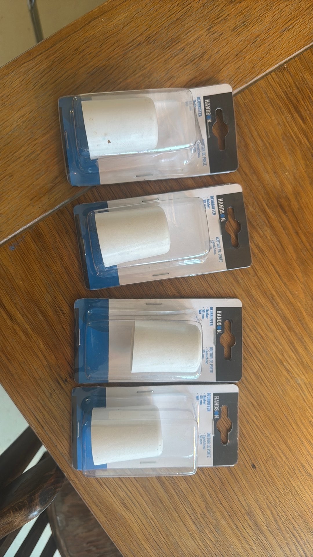 Deurbuffer deurstopper 50mm wit, ophalen = gratis, Ophalen of Verzenden, Zo goed als nieuw