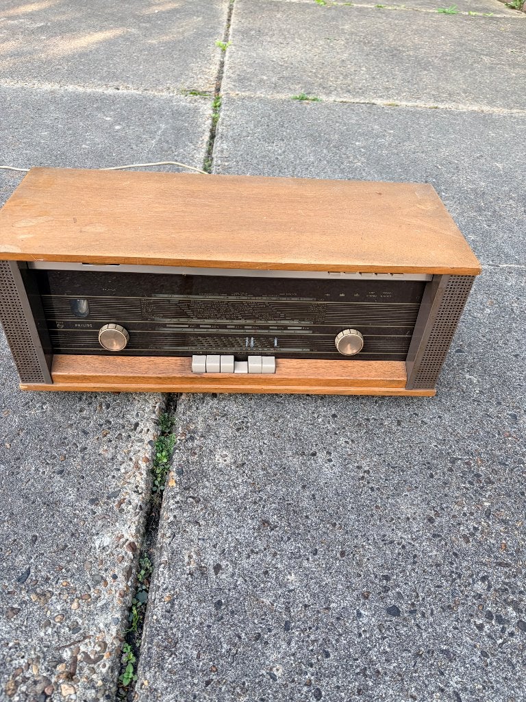 Retro Philips radio, Ophalen of Verzenden