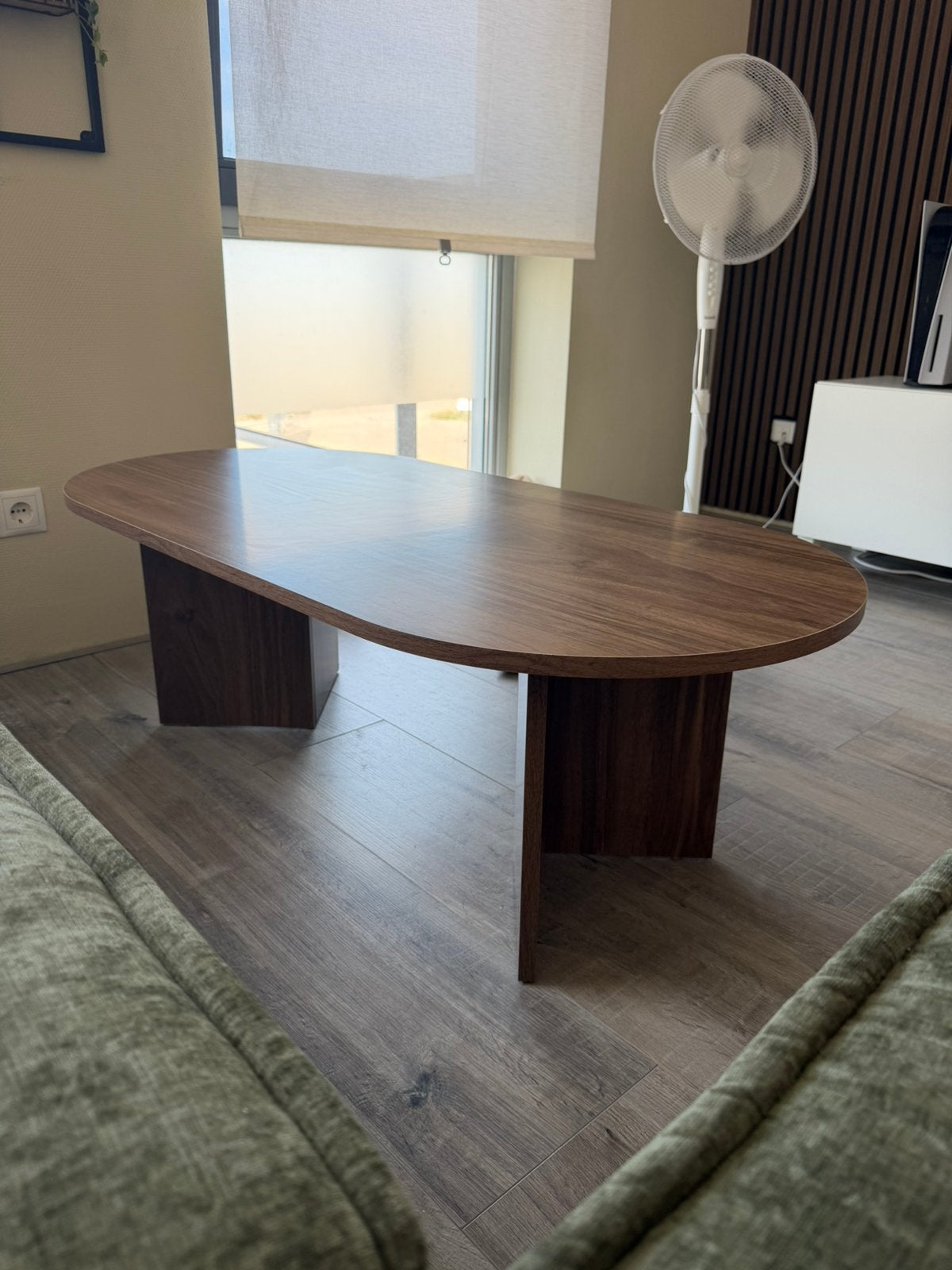Salontafel walnoot – Zo goed als nieuw, Ophalen, 100 tot 150 cm, 50 tot 100 cm, Zo goed als nieuw