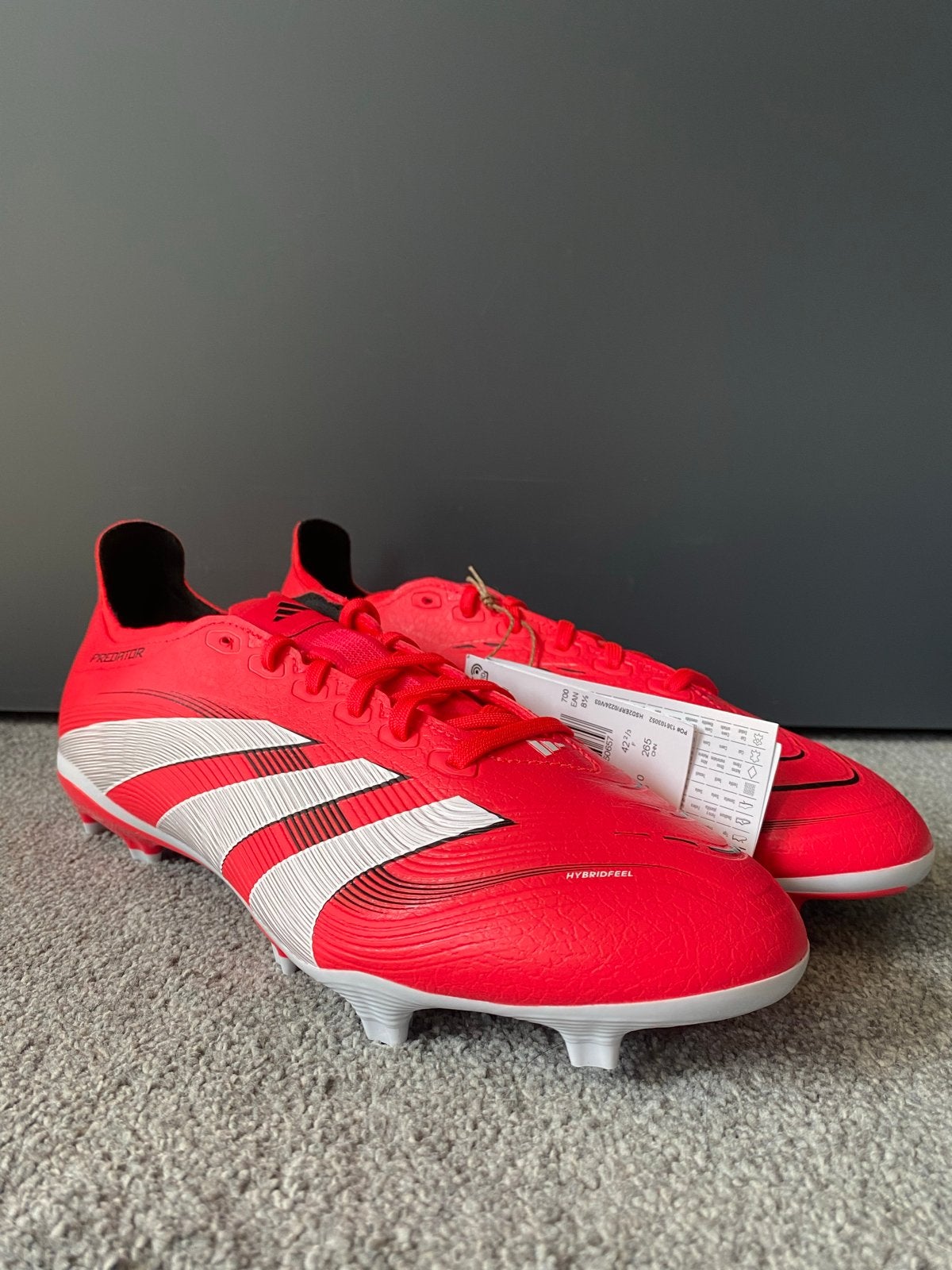 Adidas Predator League FG/MG Rood Maat 42 2/3, Verzenden, Schoenen, Nieuw, Adidas@nl-info.adidas.com