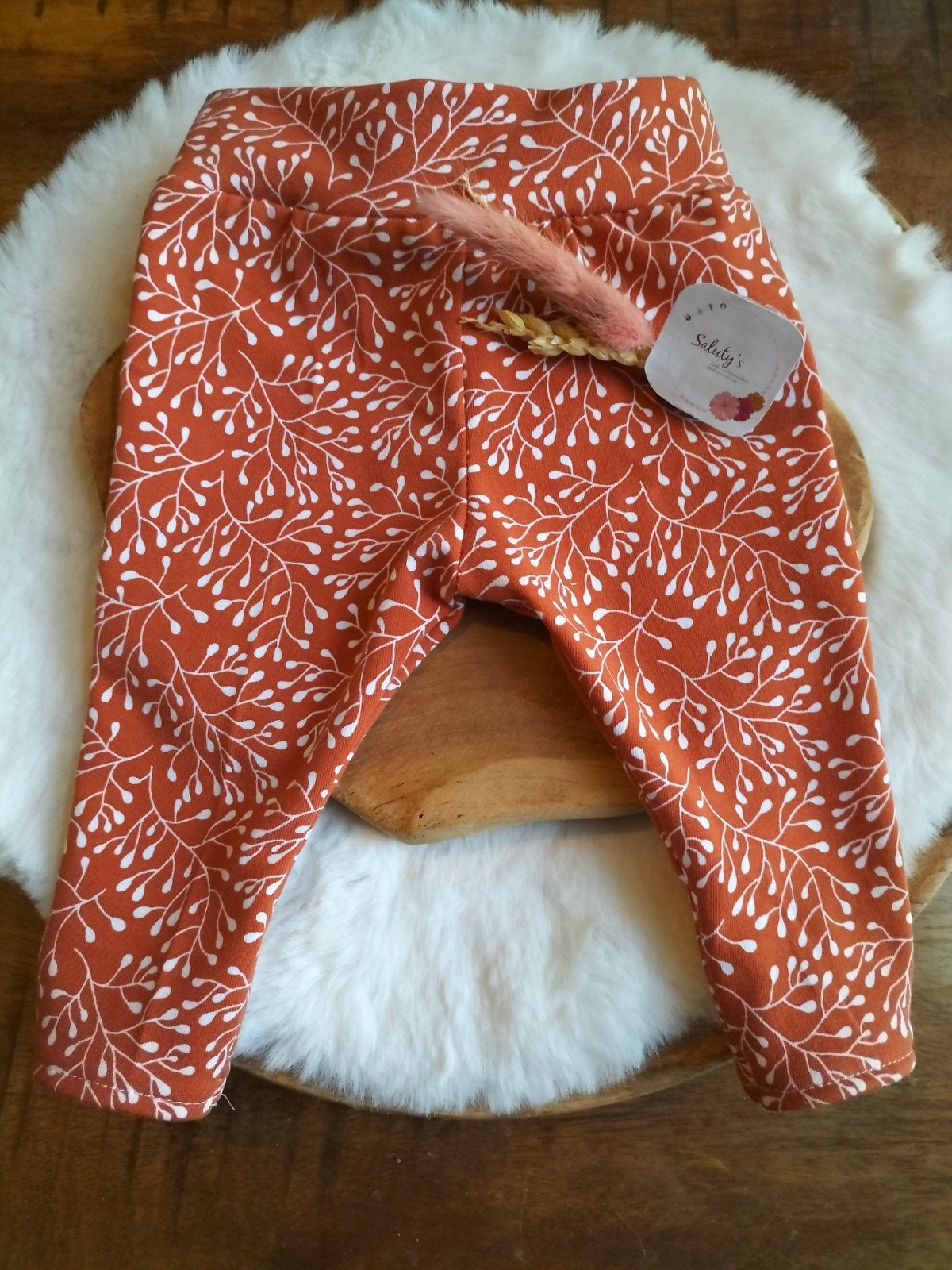 Nieuw handgemaakt • Babybroekje 50/56, Broekje, Nieuw, Ophalen of Verzenden, Info@salutys.nl