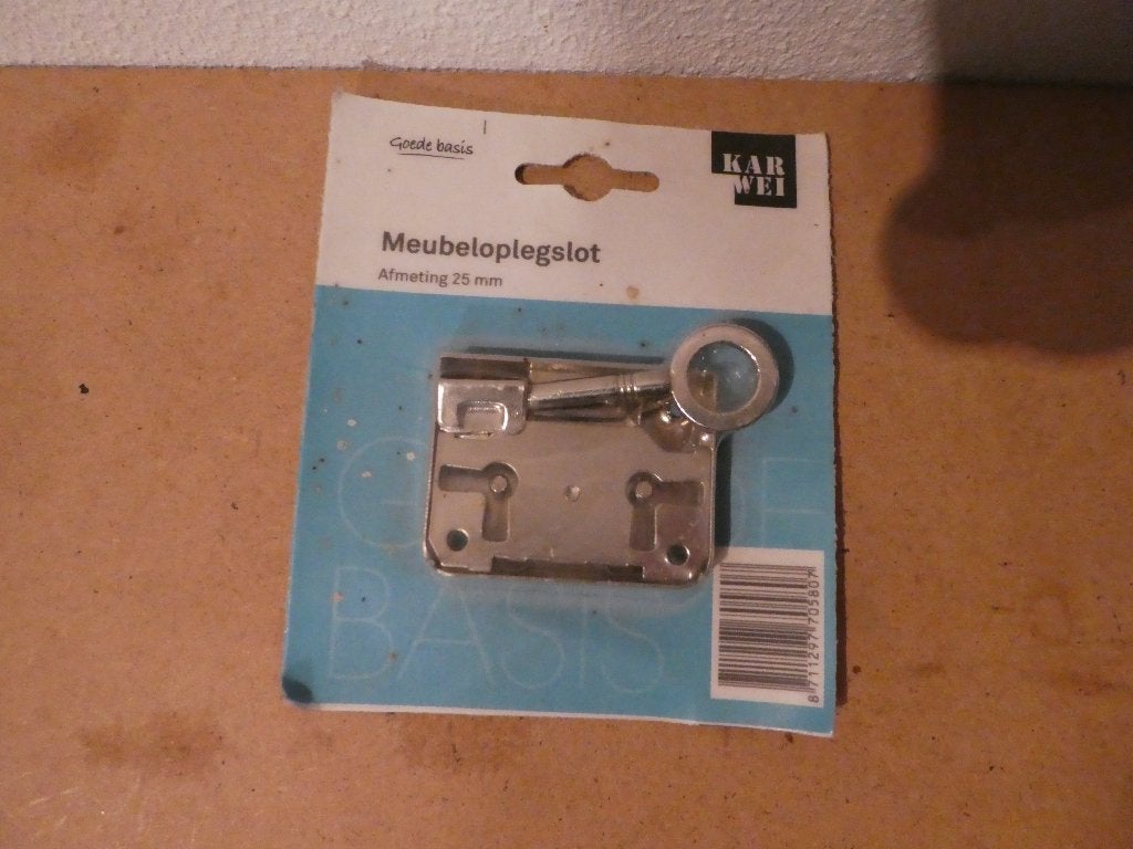 meubel opberg slot, Ophalen of Verzenden, Nieuw, Rvs, Slot