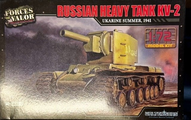 Coelianmodels, FoV, 3, KV-2, 1/72, € 12,99, Overige merken, Nieuw, Ophalen of Verzenden, Tank