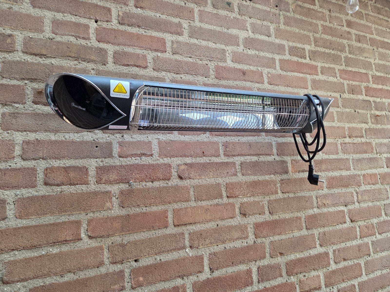 Terrasverwarmer met afstandsbediening - Zo goed als nieuw, Tuin en Terras, Ophalen of Verzenden
