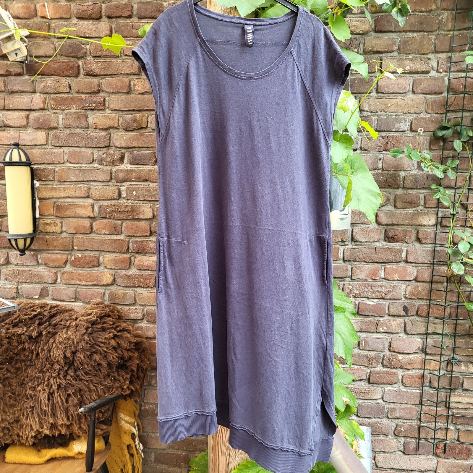 ischiko jurk mt 4, henna/katoen, Kleding | Dames, Maat 42/44 (L), Oska/ischiko, Nieuw, Onder de knie