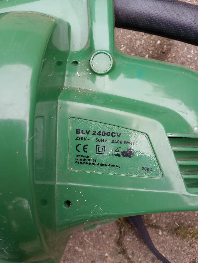 Bladblazer BLV2400 CV, Ophalen, Gebruikt, Landgoed, Met opvangzak