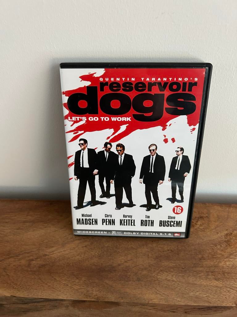 Reservoir Dogs DVD - Quentin Tarantino's Debuutfilm, Vanaf 16 jaar, Ophalen of Verzenden, Zo goed als nieuw, Maffia en Misdaad
